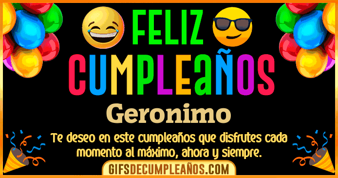Feliz Cumpleaños Geronimo